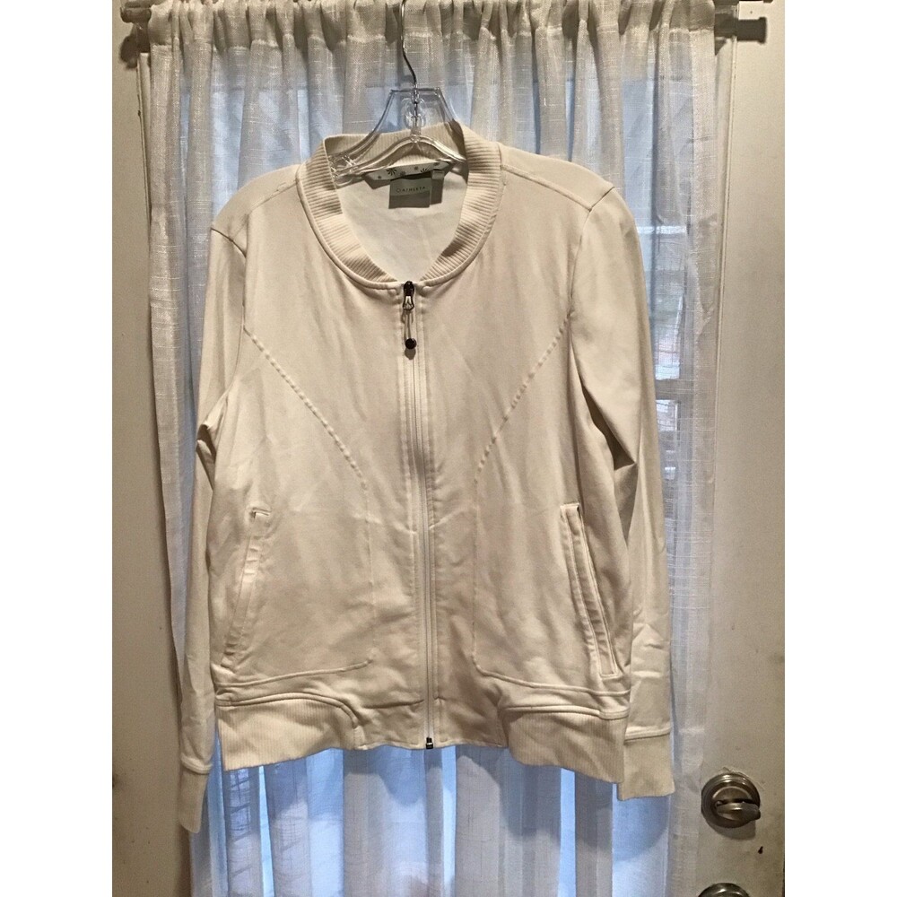Athleta White Bomber Jacket